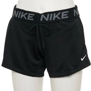 Nike Women's Attack Dri-FIT Fitness Mid-Rise 5" Unlined Shorts Black Size Large
